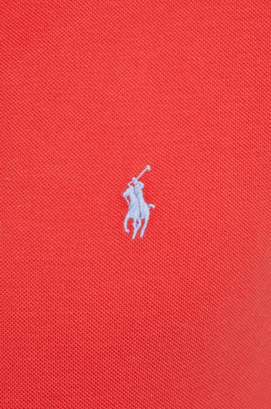 Bavlnené polo tričko Polo Ralph Lauren 710536856 červená