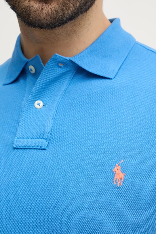 Polo Ralph Lauren polo bawełniane 710536856 fioletowy