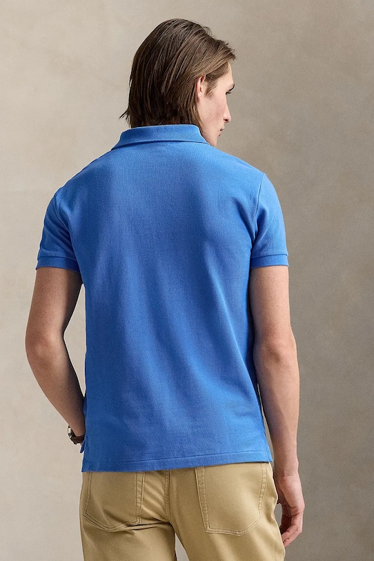 Polo Ralph Lauren polo bawełniane 710536856 niebieski AA00