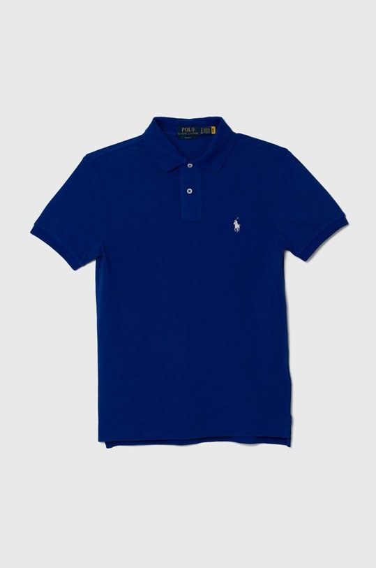 Bavlnené polo tričko Polo Ralph Lauren slim modrá 710536856