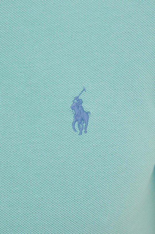 Бавовняне поло Polo Ralph Lauren 710536856 зелений