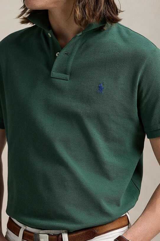 Polo Ralph Lauren pamut póló zöld 710536856