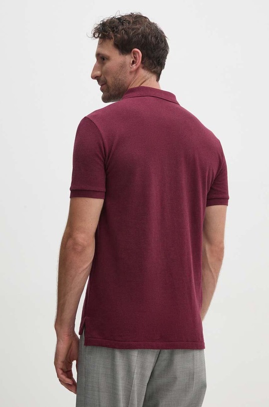 Ρούχα Βαμβακερό μπλουζάκι πόλο Polo Ralph Lauren 710536856 μπορντό