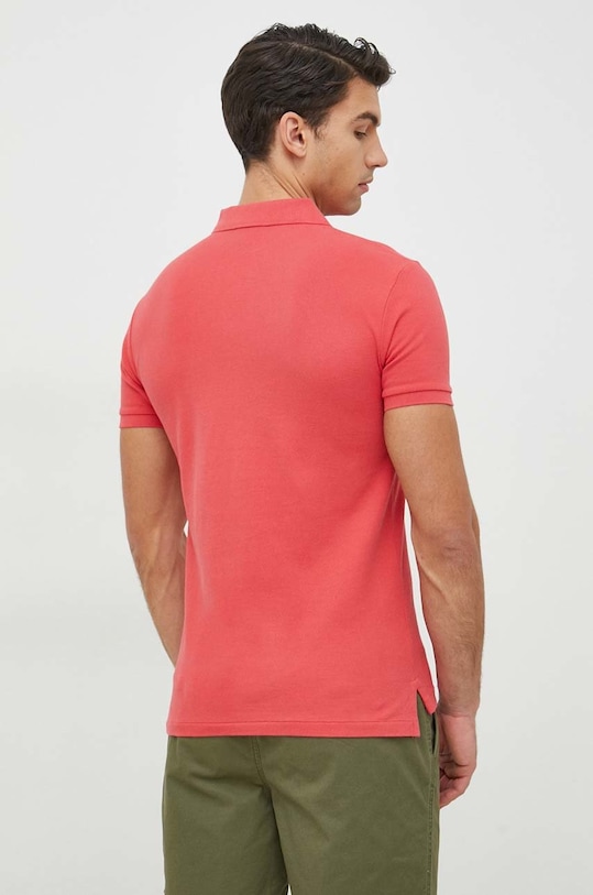 Oblečenie Bavlnené polo tričko Polo Ralph Lauren 710536856 červená