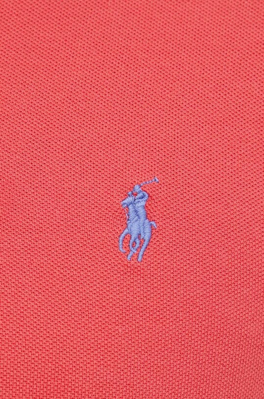 Хлопковое поло Polo Ralph Lauren 710536856 красный