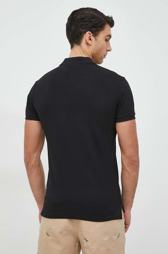 Oblečení Bavlněné polo tričko Ralph Lauren 710536856 černá