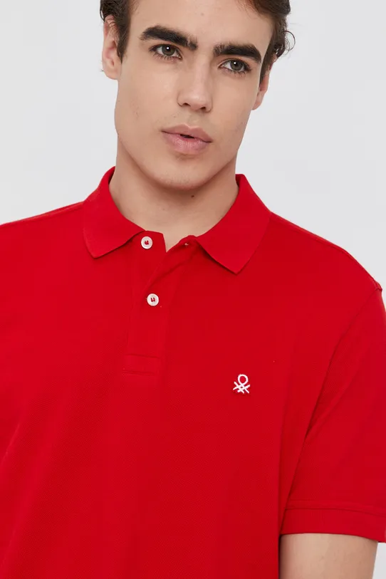 United Colors of Benetton Polo czerwony 3089J3179.015