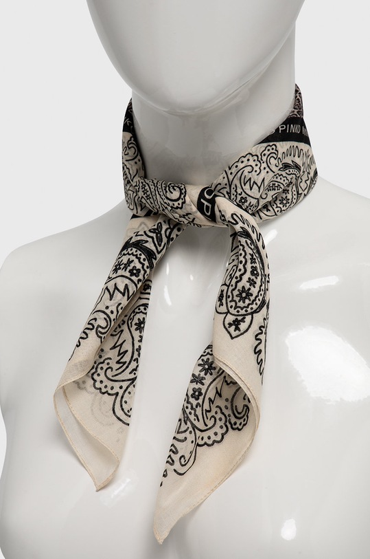 Pinko Bandana bumbac bej 1N20DC.Y7SH