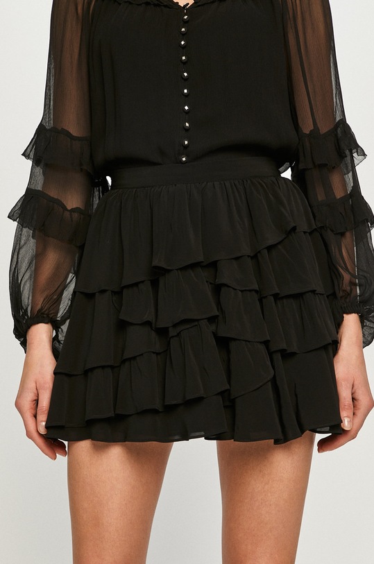 The Kooples - Sukně mini černá FJUP22046K