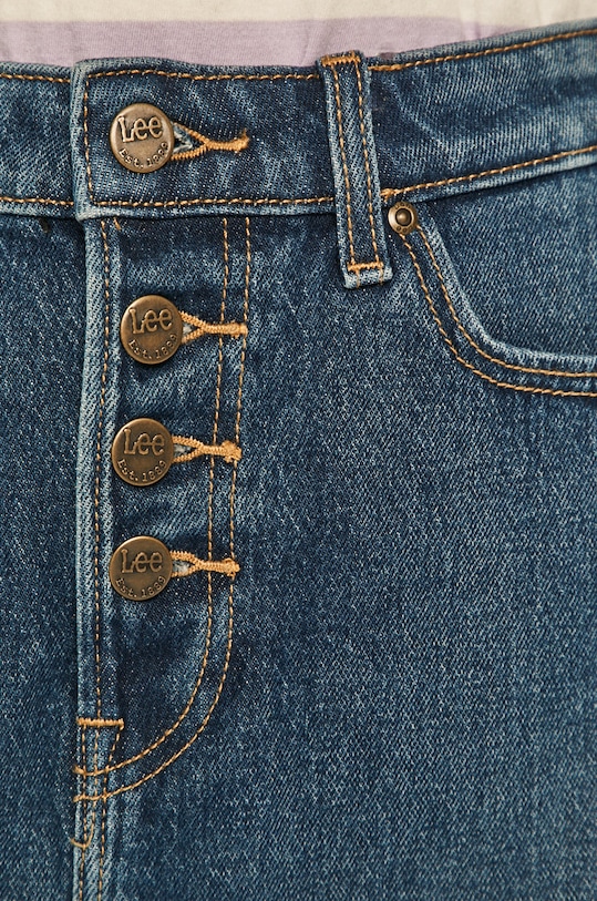 Lee Spódnica jeansowa granatowy L38MMWMN
