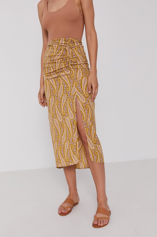 Sukně Sisley midi zelená 4OFB506J6.82K