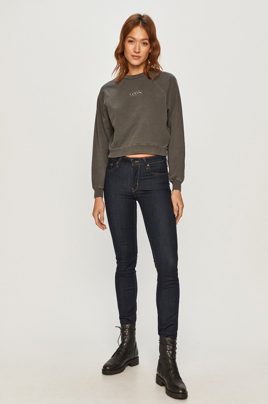 Levi's - Jeansy 712 18884.0147 granatowy SS21