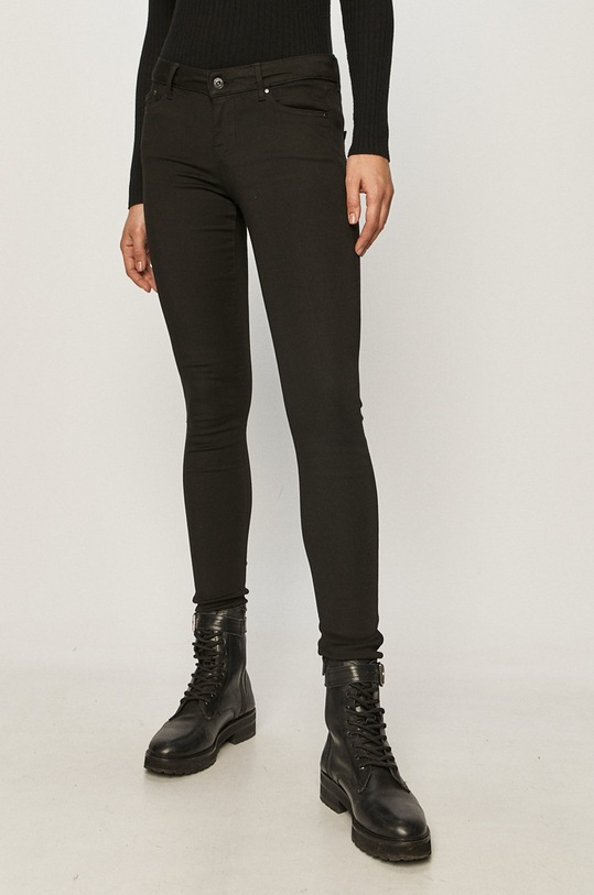 Pepe Jeans - Kalhoty Pixie medium černá PL200025XB1.000