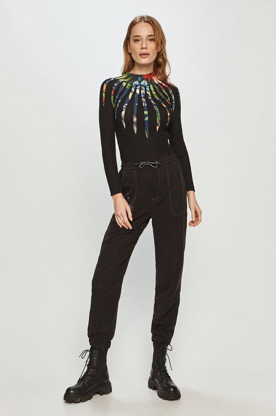 Desigual - Kalhoty 21SWDD51 černá SS21