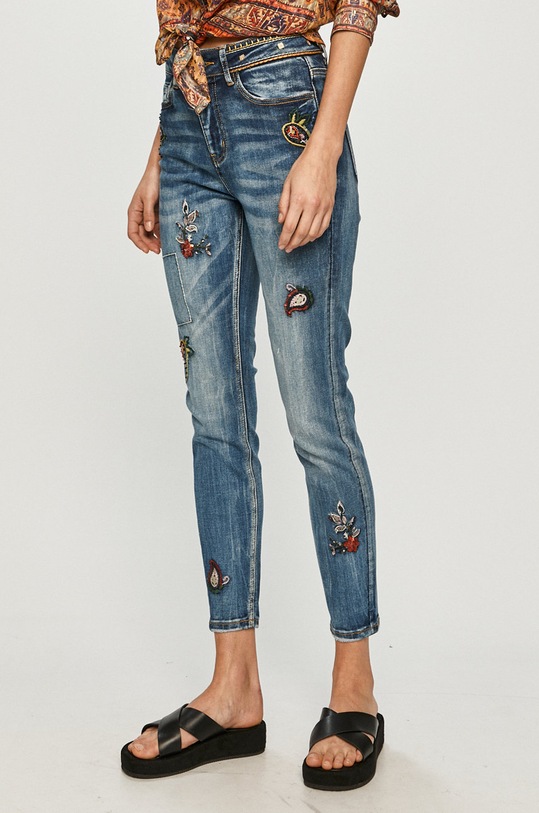 Desigual Jeansy 21SWDD52 niebieski 21SWDD52