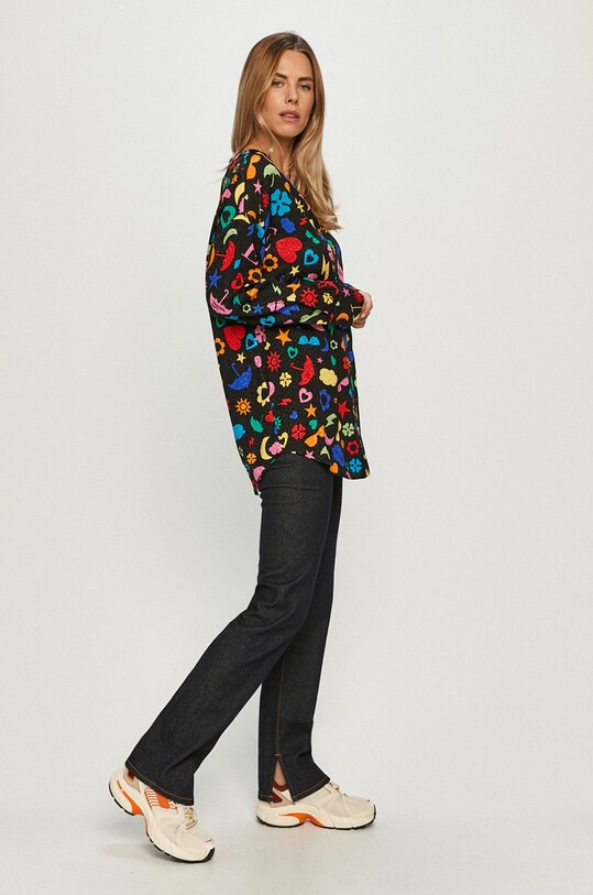Love Moschino - Jeansy W.Q.457.00.S.3496 granatowy SS21