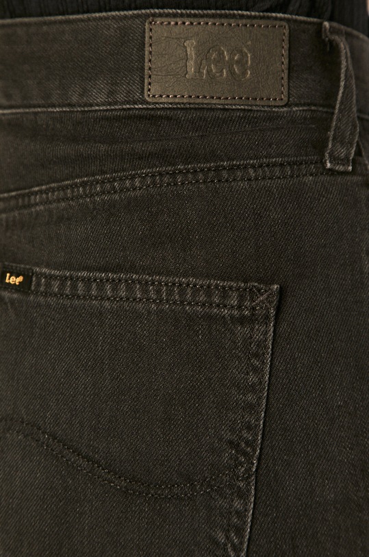 Lee jeansy Wide Leg Black Duns czarny L30SNECY