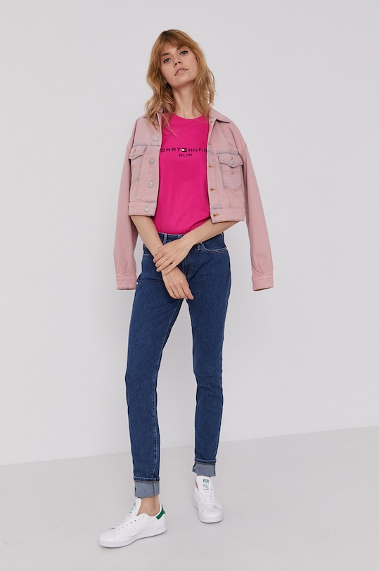 Tommy Hilfiger Jeansy Venice WW0WW30203.4891 granatowy SS21