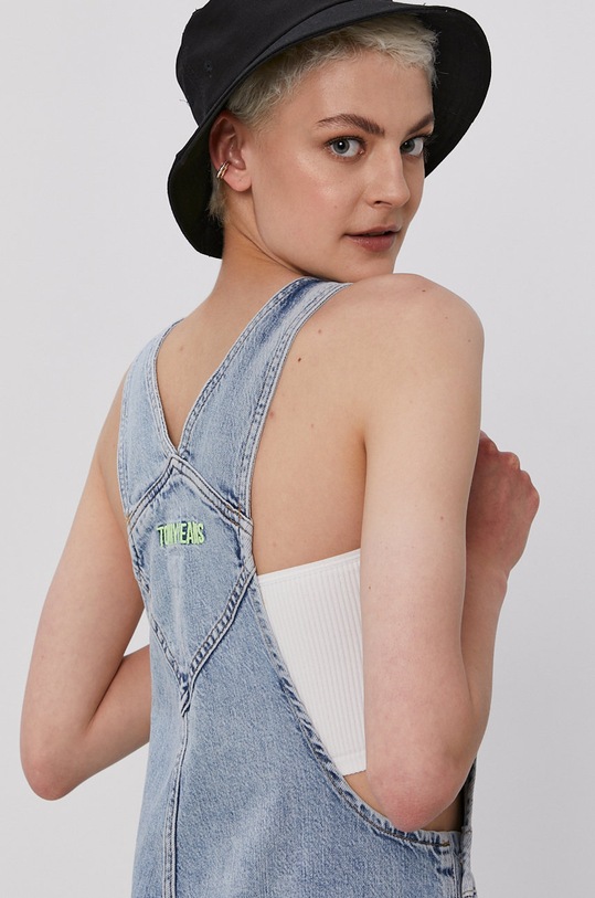 Tommy Jeans Ogrodniczki Dungaree DW0DW09899.4891 niebieski DW0DW09899.4891