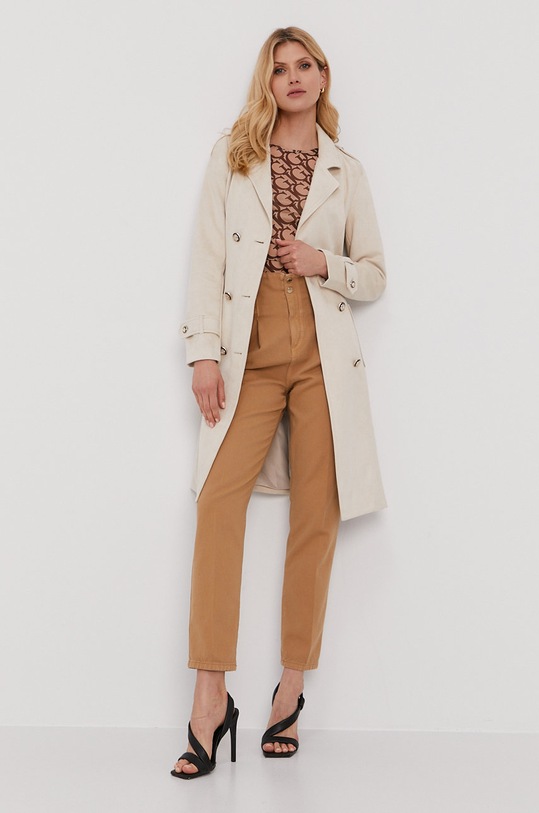 Kalhoty Pinko 1J10MZ.Y6Z3 hnědá SS21
