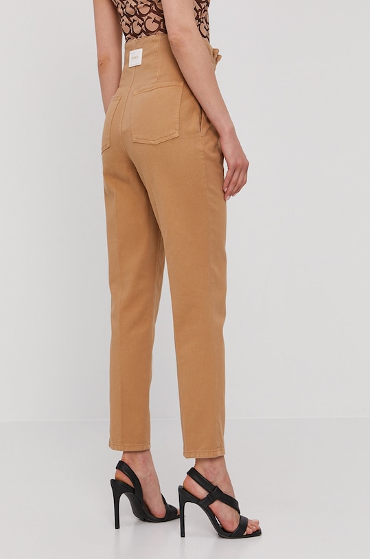 Odzież Pinko Spodnie 1J10MZ.Y6Z3 brązowy