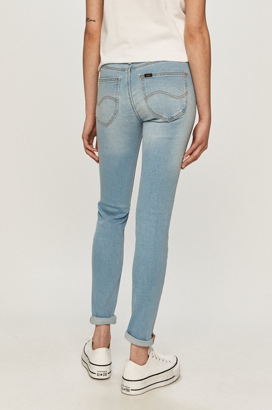 Odzież Lee jeansy Scarlett Bleached Azur L526PQXL niebieski