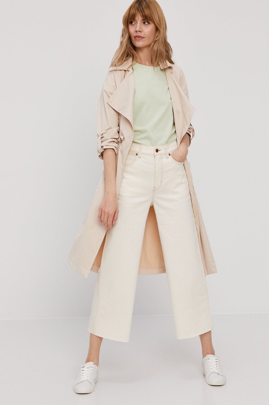 Wrangler - Džíny World W2H6D823P béžová SS21