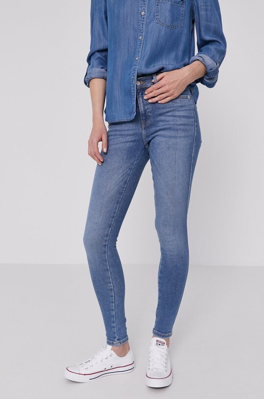 Dr. Denim Jeansy Lexy Planet friendly niebieski 1920101I40