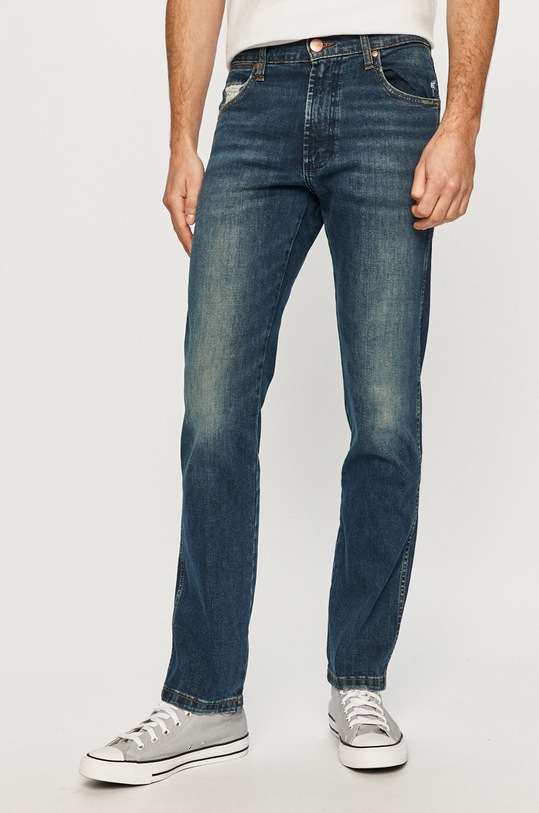 Wrangler - Jeansy Greensboro 803 granatowy W15Q59307