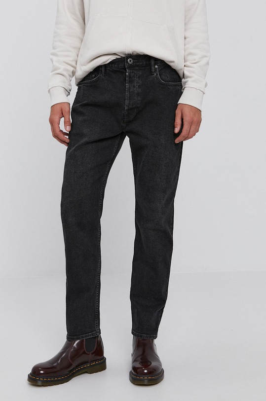 AllSaints Jeansy Jack czarny ME015U