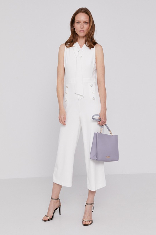 Dkny Salopetă DD0D2278 alb SS21