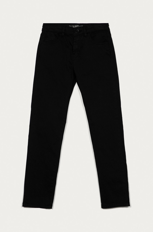 Guess Spodnie dziecięce tkanina czarny L0YB09.WD3T0