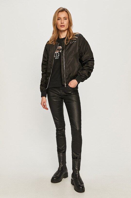 Karl Lagerfeld Штани 210W1103 чорний SS21