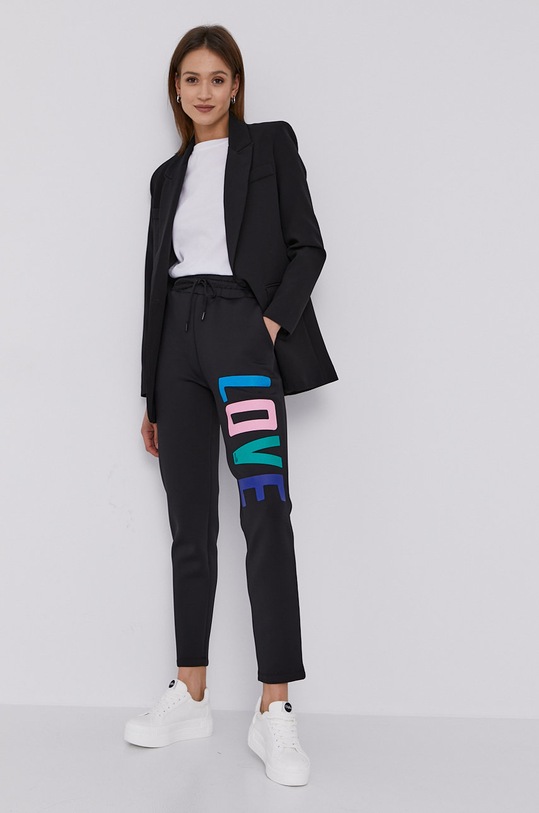 Hlače Love Moschino W.1.556.02.E.2225 crna SS21