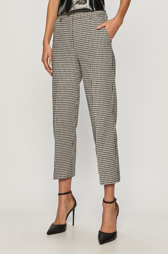 Pinko - Kalhoty high černá 1Q1079.8406