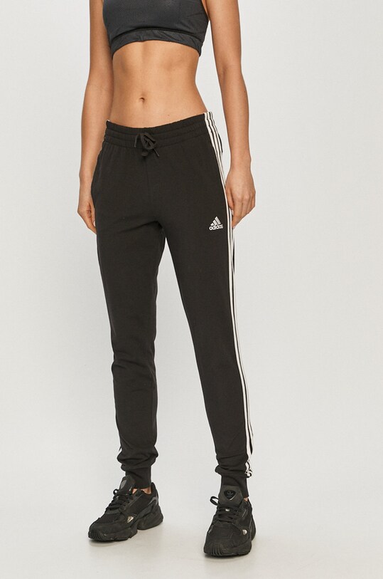 adidas – Spodnie Essentials dzianina czarny GM5542