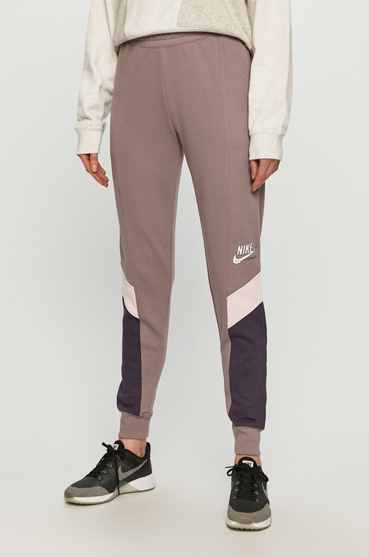 Nike Sportswear Spodnie dzianina fioletowy CZ8608