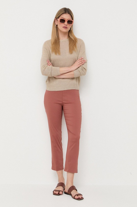 Liviana Conti spodnie CNTK37 brązowy ZS23
