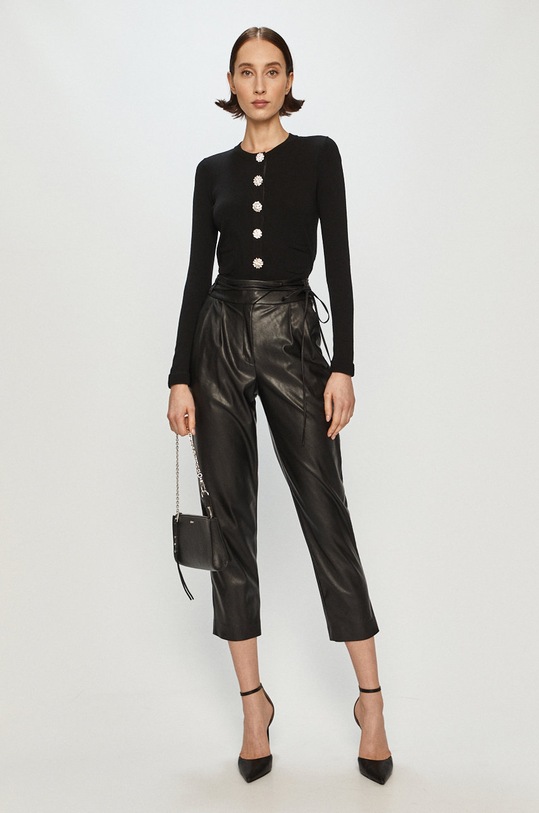 Pinko - Pantaloni 1G15X2.7105 negru SS21