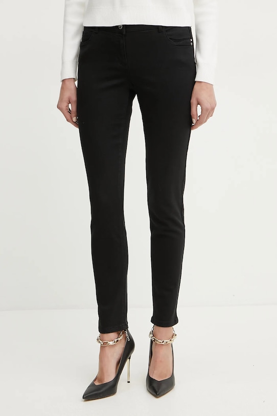 Morgan pantaloni media nero 211.PETRA