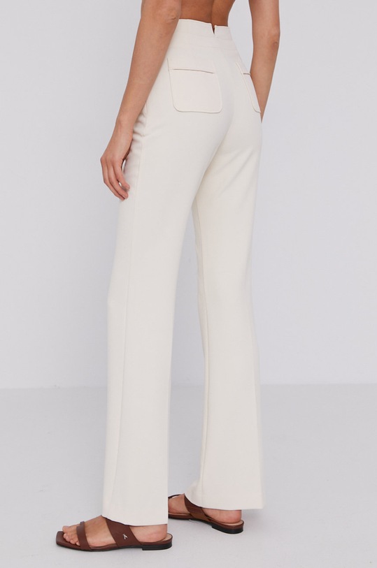 Stefanel Pantaloni drept bej E003PD73018