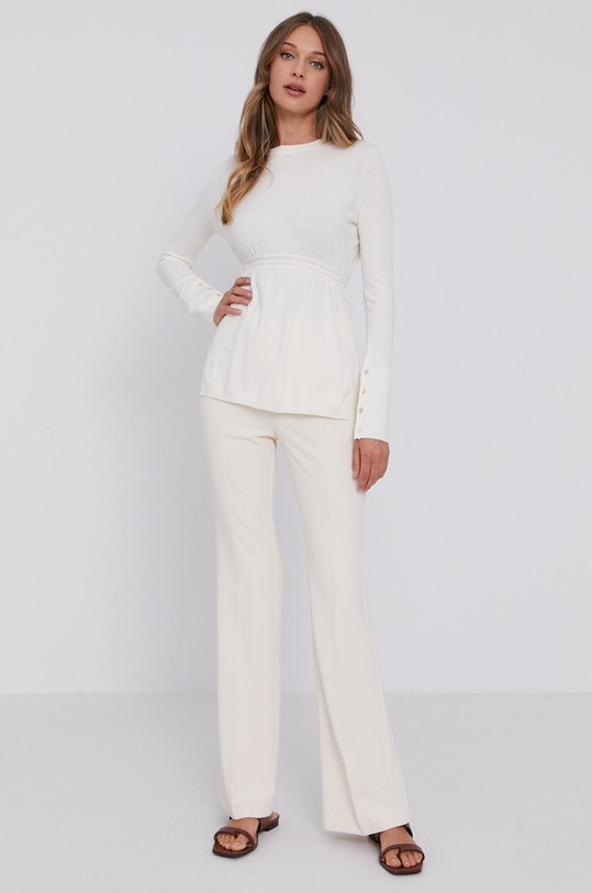 Stefanel Pantaloni E003PD73018 bej SS21