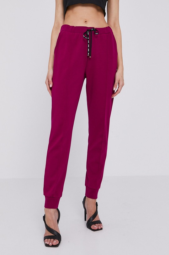 Liu Jo Spodnie TA1055.JM144 dzianina fioletowy TA1055.JM144