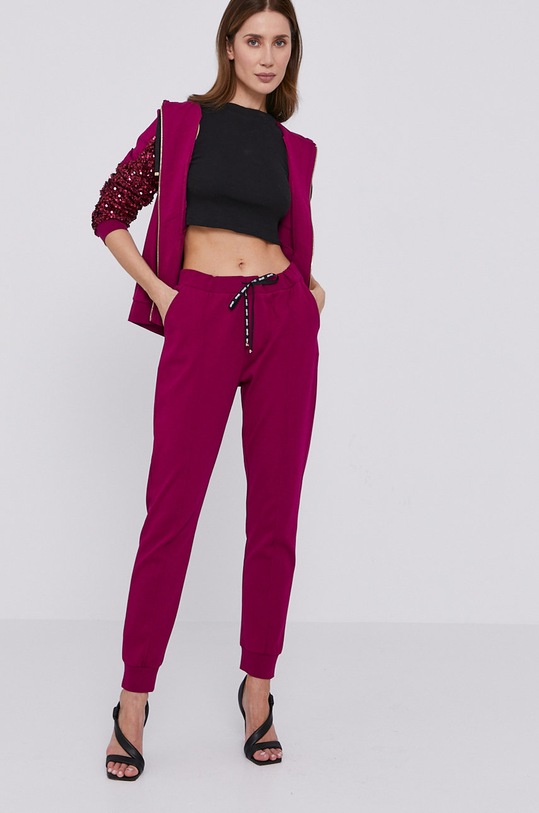 Liu Jo Spodnie TA1055.JM144 TA1055.JM144 fioletowy SS21