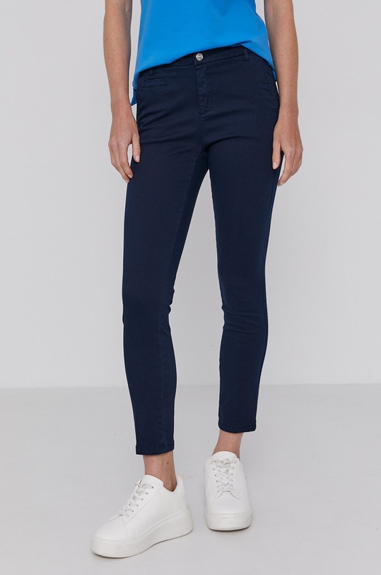 United Colors of Benetton Spodnie z elastanem granatowy 4GD7558S3.616