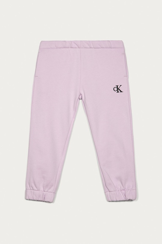 Calvin Klein Jeans - Spodnie dziecięce 104-176 cm IG0IG00778.4891 dzianina fioletowy IG0IG00778.4891