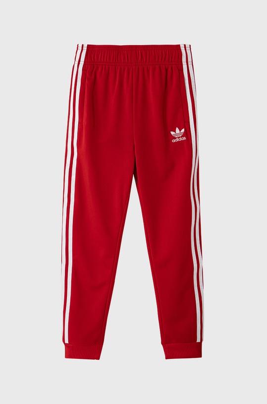 adidas Originals Spodnie dziecięce GN8455 dzianina czerwony GN8455