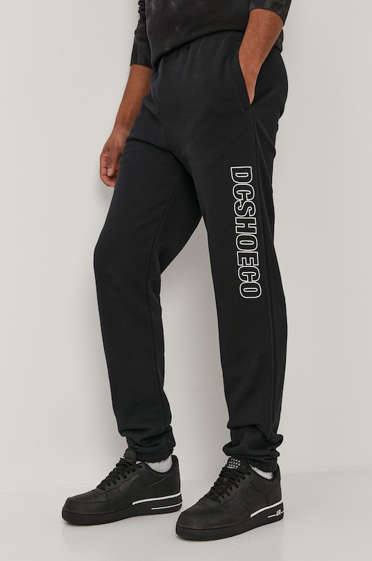 DC Spodnie nadruk czarny ADYFB03048