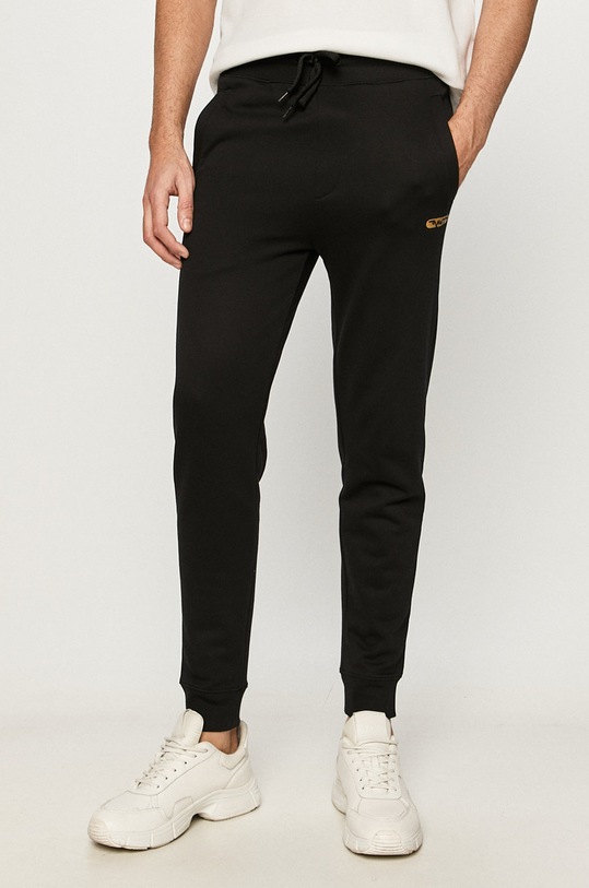 Hugo - Pantaloni bumbac negru 50442620