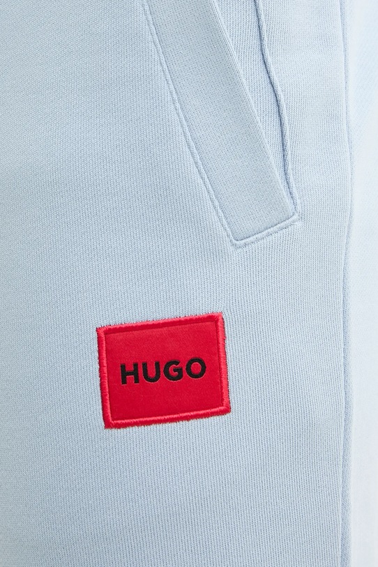 Хлопковые спортивные штаны HUGO Doak212 голубой 50447963